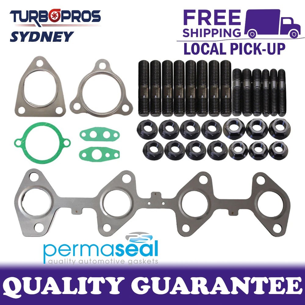 Turbo&Exhaust Manifold Stud&Gasket Kit For Toyota Landcruiser Prado 1KD-FTV 3.0L