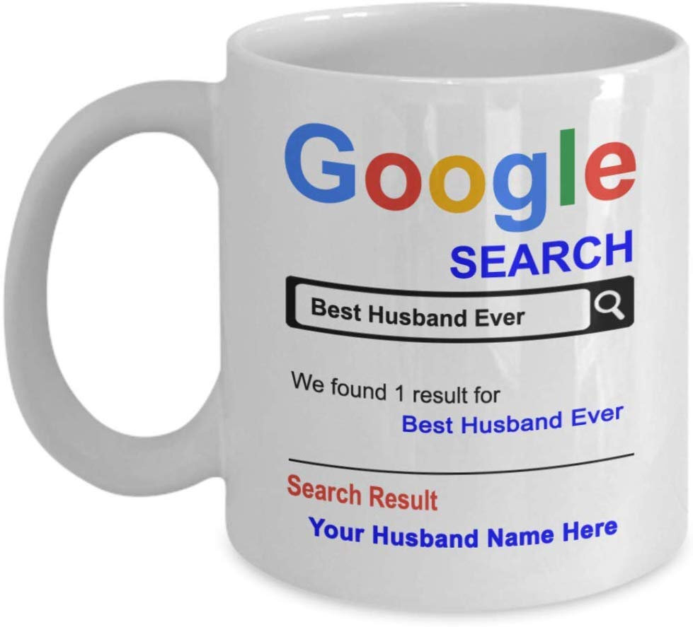 Personalized Husband Mug Best Husband Ever Coffee Cup Customized Name Husband