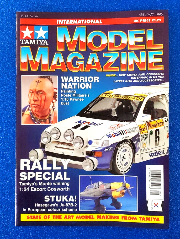 TAMIYA MODEL MAGAZINE: RALLY SPECIAL FORD ESCORT COSWORTH APRIL/MAY 1995