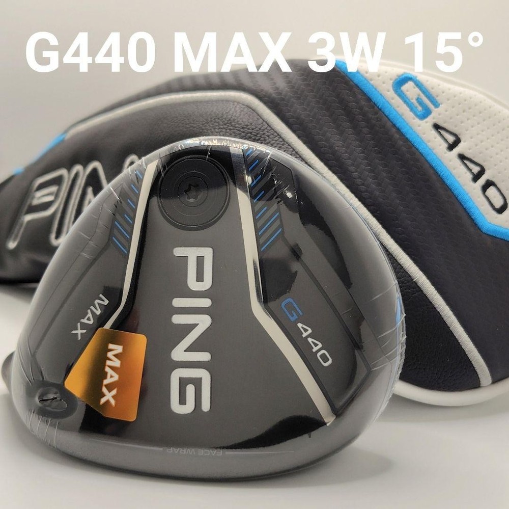PING G440MAX Fairwaywood 3W 15deg RH Head Only with HC New