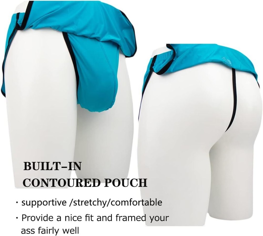 Mens Sexy G-String Shorts Split Side Underwear Pouch Boxers Comfort Fit Thong