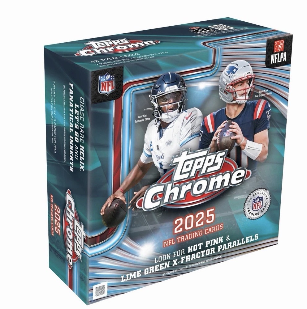 2025 Topps Chrome® Football - Mega Box PRESALE!