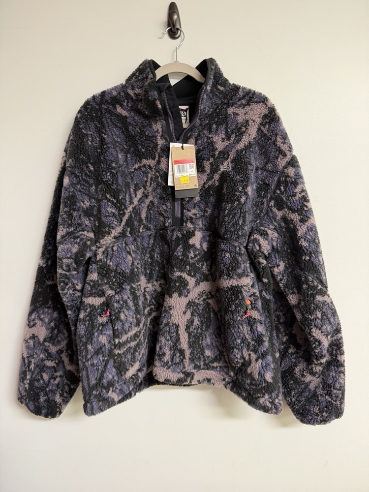 Nike ACG Canwell Glacier ADV Half-Zip Dark Raisin FZ8622-573 Men's Size M