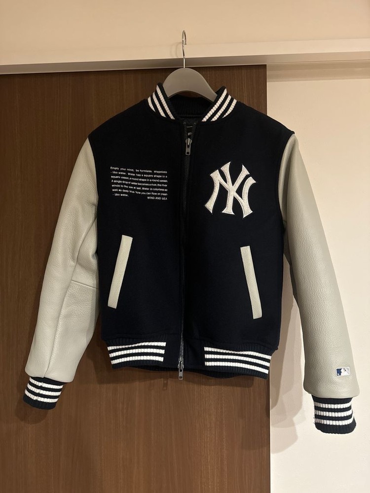 Wind And Sea X Mlb Versity Jacket Yankees