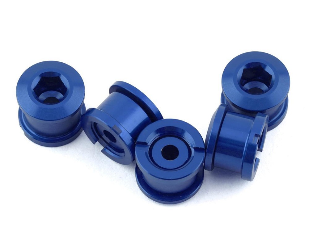 Insight Alloy Chainring Bolts (Blue) (6.5mm) [INBO654BLBL]