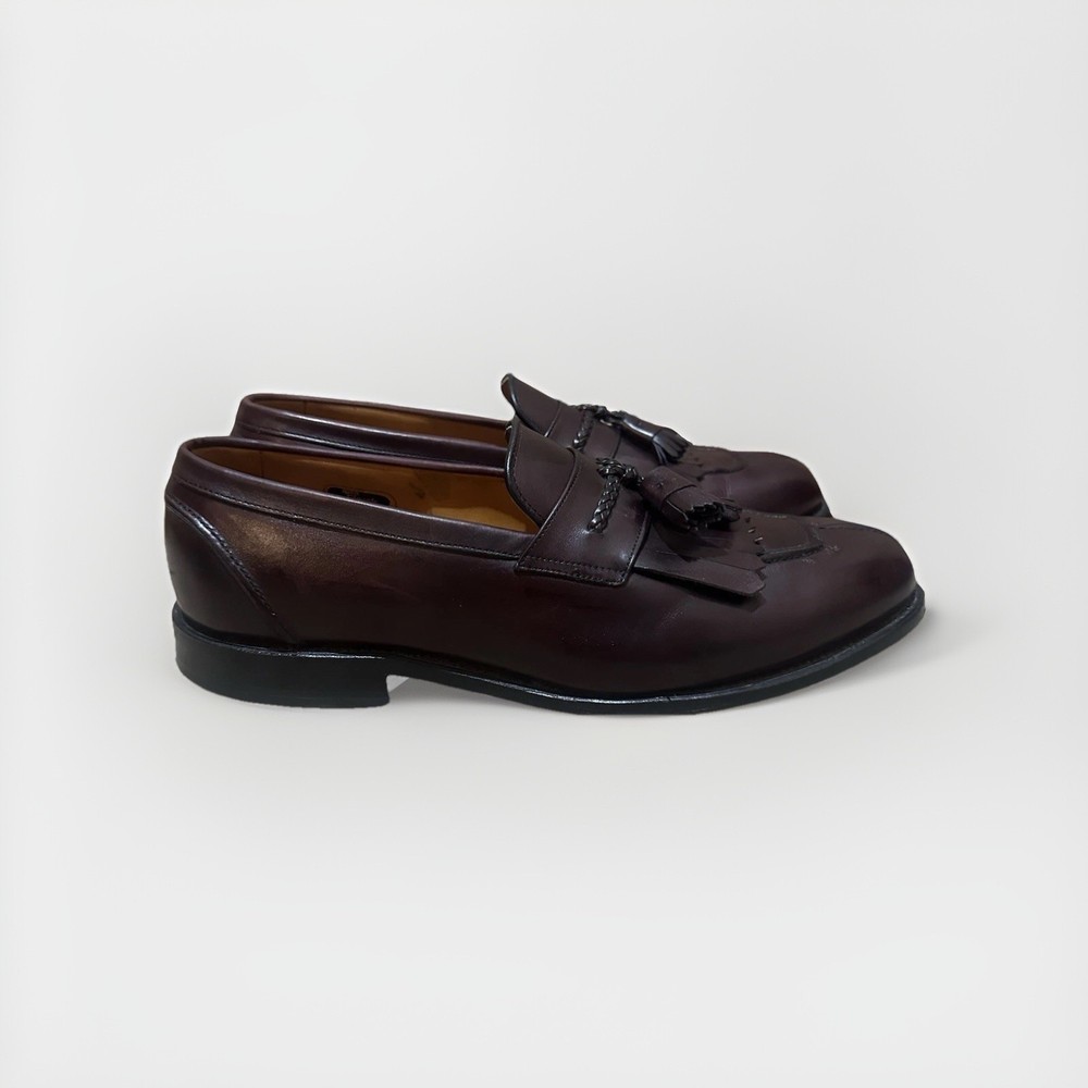 Allen Edmonds Cannondale Burgandy Tassel Loafer Size 10.5