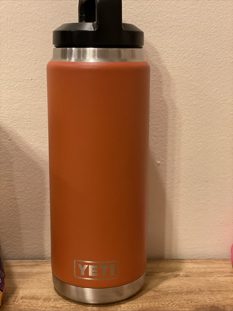 YETI 26oz Red Orange Water Bottle