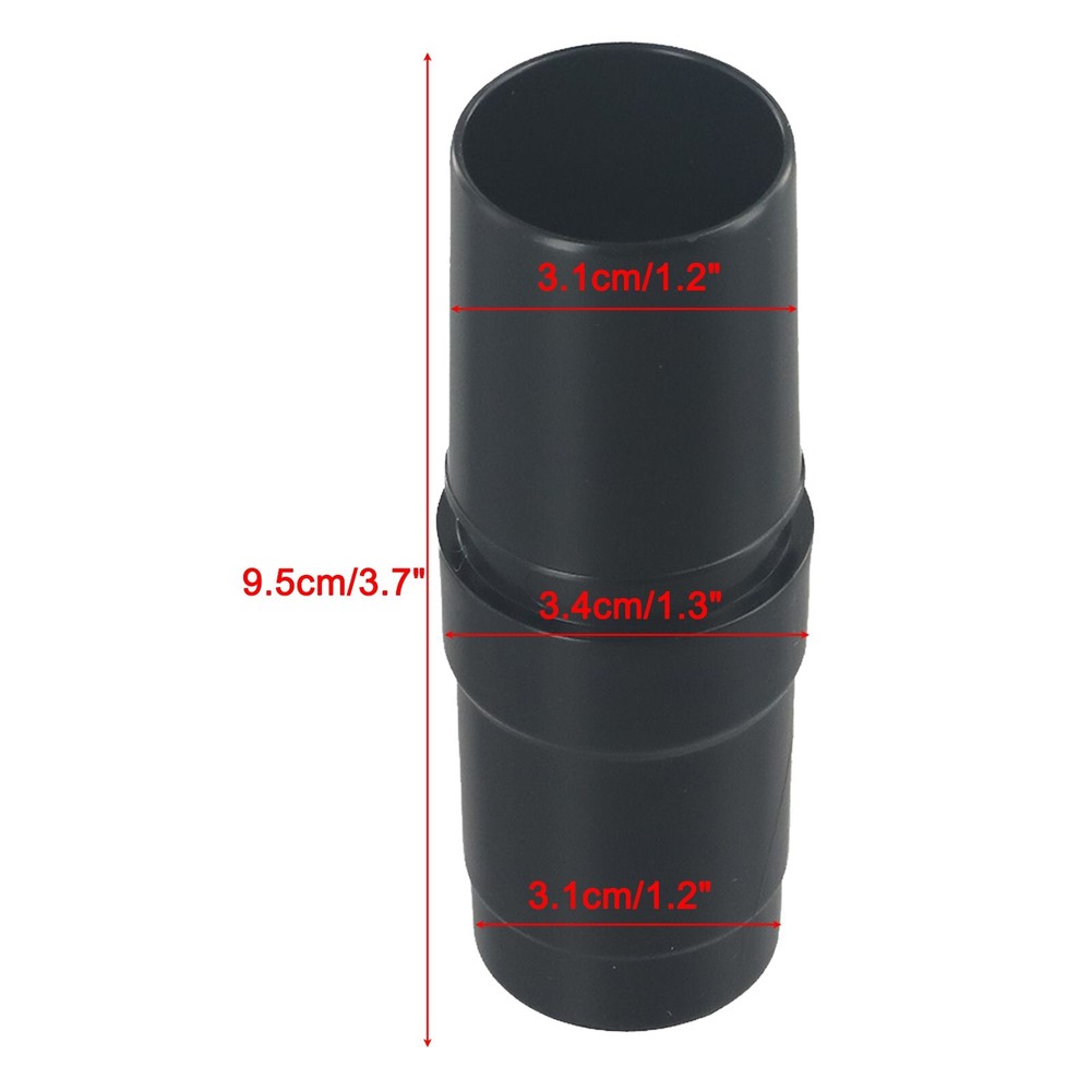 28-32mm Hose Adapter Converter Black High quality ABS Plastic Vacuum Attachment