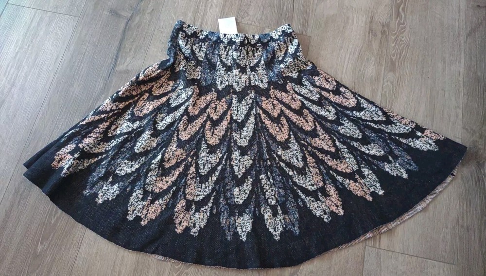 BCBG Max Azria Albie Multi Pattern Mini Skirt-Size XS