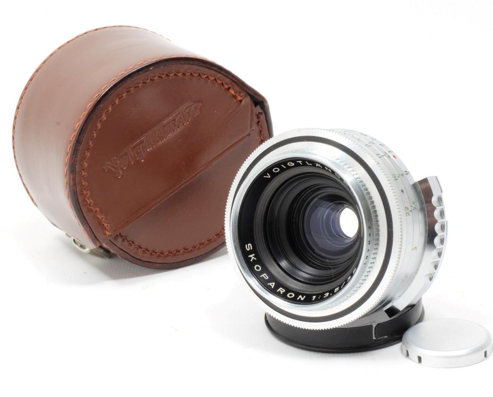 Vintage Voigtlander Skoparon 35mm F3.5 Wide Angle Lens for Prominent In Case