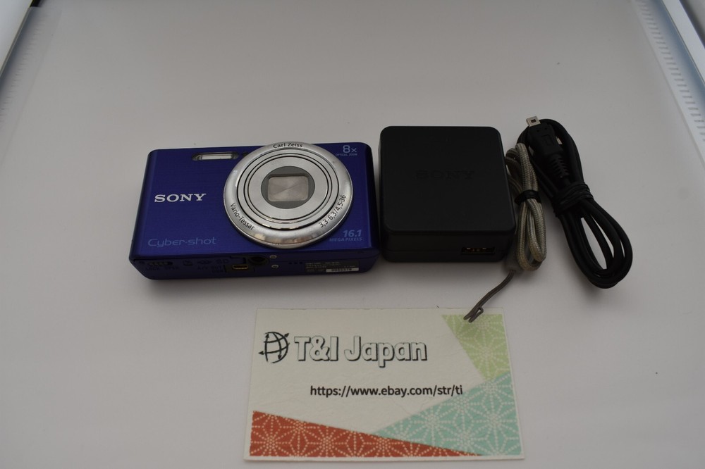 Sony Cyber-Shot DSC-W730 Digital Camera with Charger Japan Import Excellent Condition
