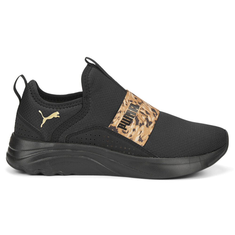 Puma Softride Sophia SlipOn Running  Womens Black Sneakers Athletic Shoes 376960