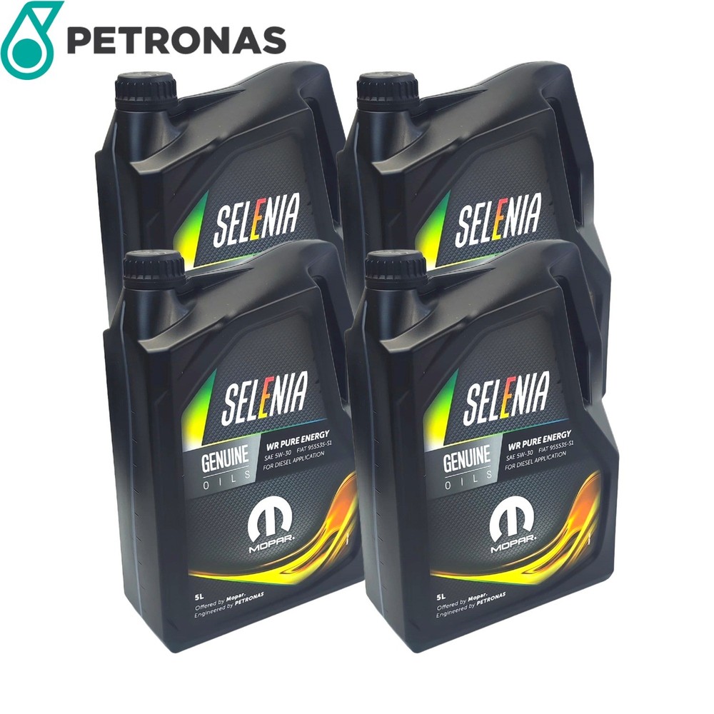 20 Litre Genuine Petronas Selenia WR Pure Energy 5W30 Engine Oil ACEA C2 9.55535S1