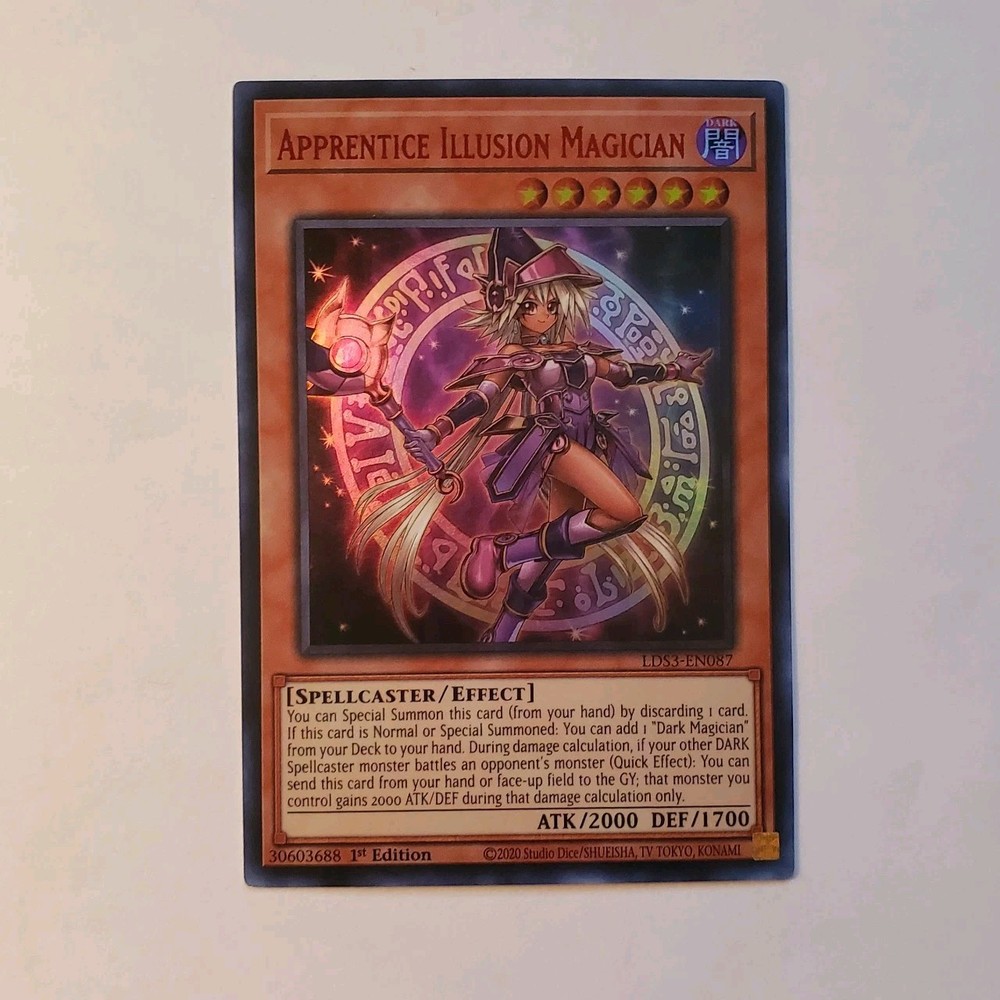 Apprentice Illusion Magician Red LDS3-EN087 NM Legendary Duelists S3