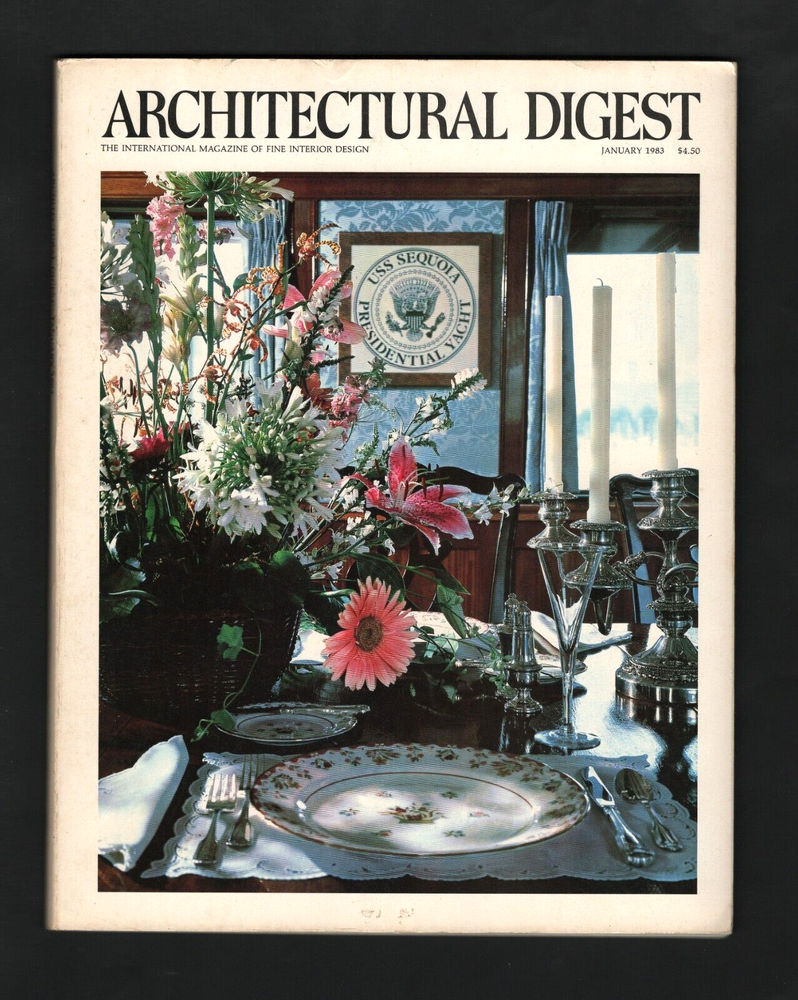 January – December 1983 Architectural Digest Magazine Full Year