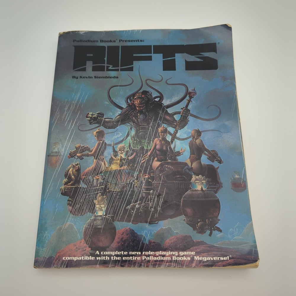 Rifts Core Rulebook 1993 Kevin Siembieda Vintage RPG Palladium Softcover Sci-Fi