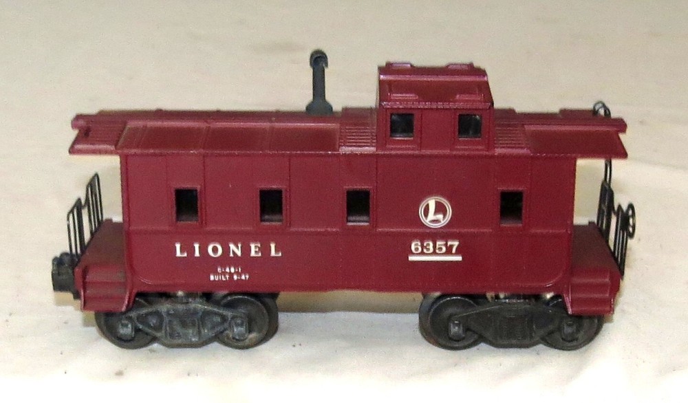 Lionel O Gauge 6357 Caboose Built Sept 1947 Classic Model Train