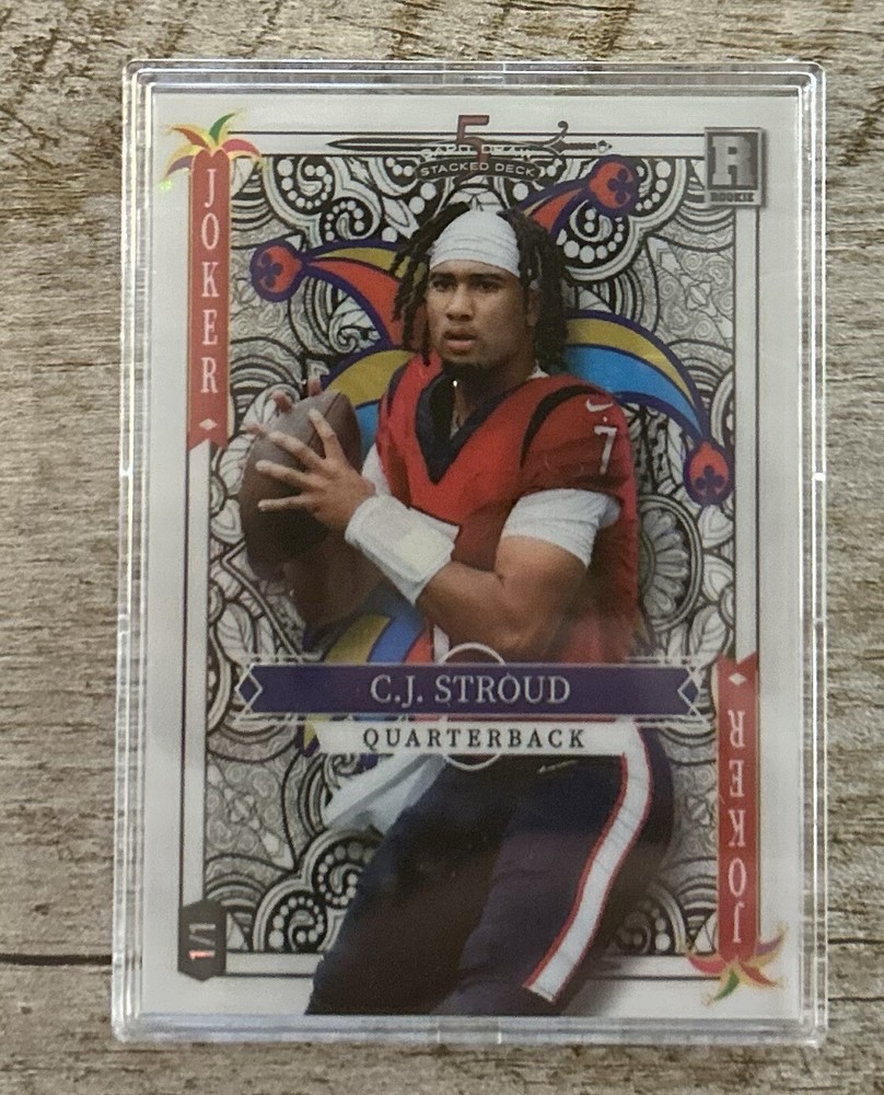 2023 Wild Card  5 Card Stud Stacked Deck C.J. Stroud Joker 1/1