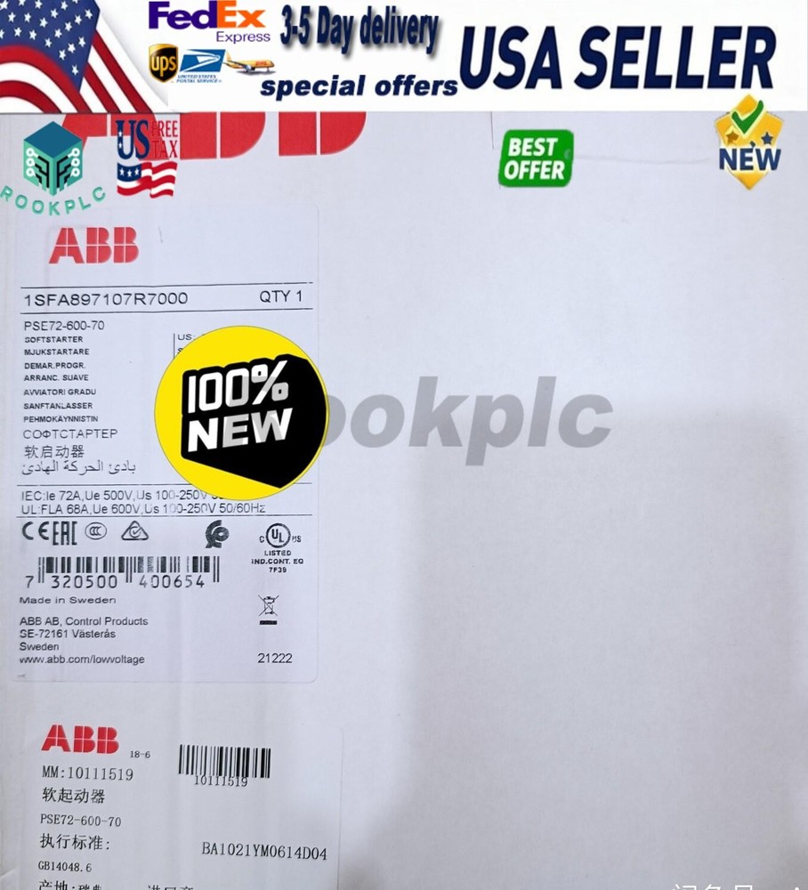 ASEA BROWN BOVERI PSE105-600-70 / PSE10560070 (BRAND NEW)