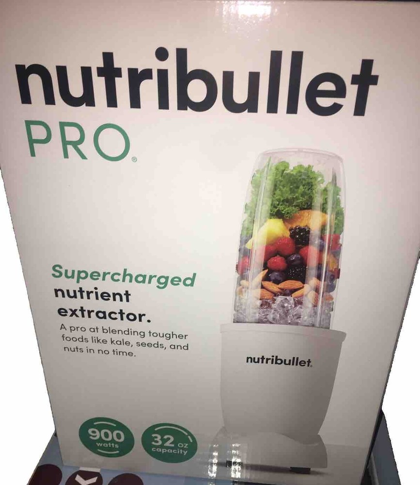 NEW NutriBullet PRO 900W Nutrient Extractor Blender NB9-0901A, White