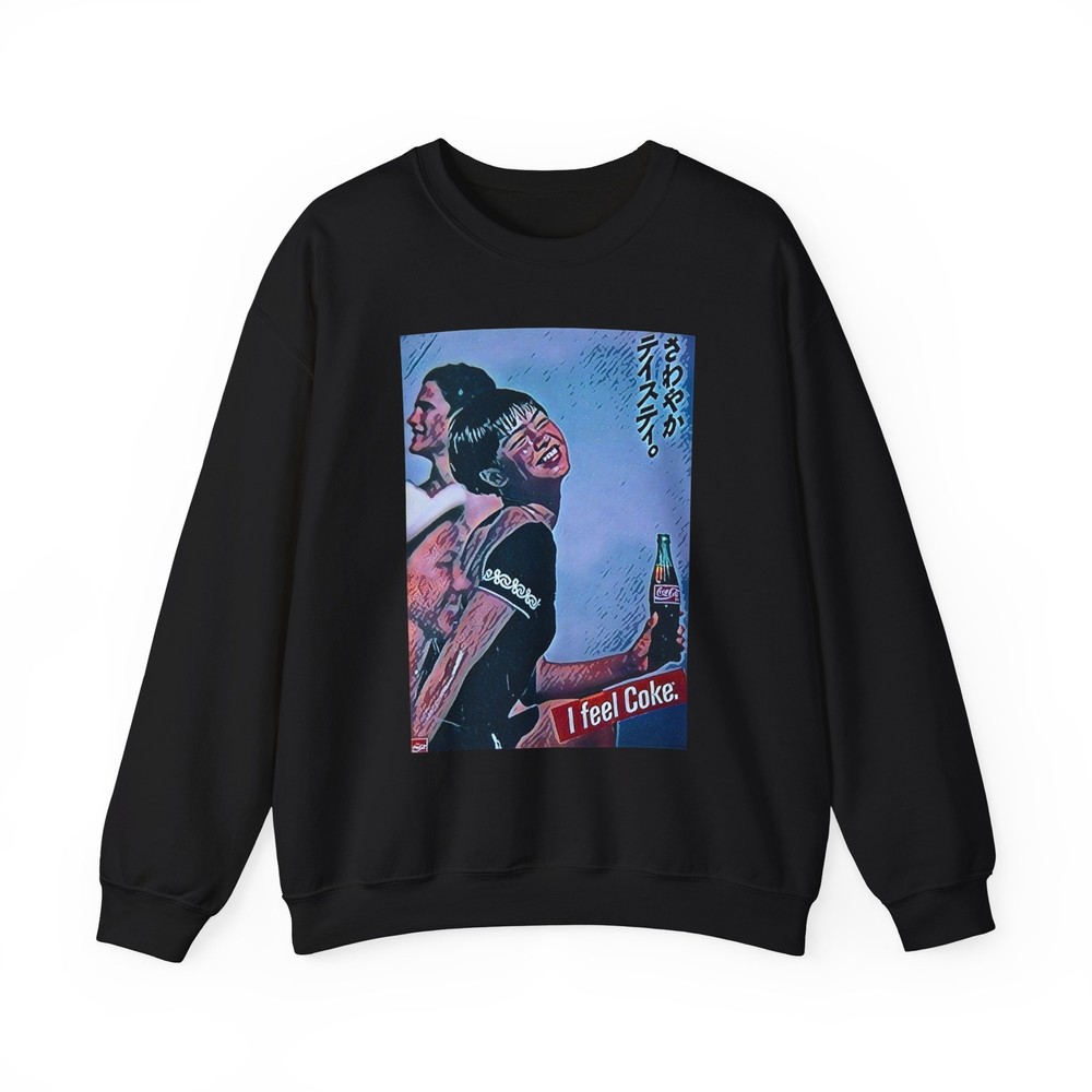 I Feel Coke Graphic Print Art Crew Neck Unisex Heavy Blend™ Crewneck Sweatshirt