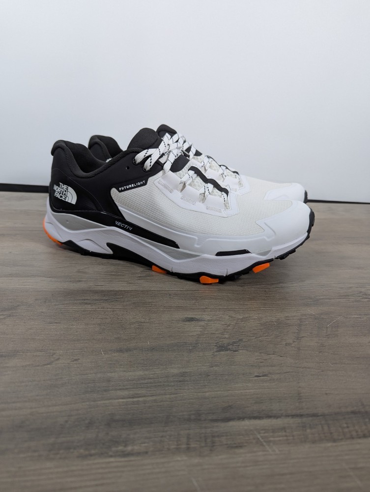 North Face VECTIV FUTURELIGHT Exploris Men's Waterproof Hiking Shoes in Glacier White Size 12