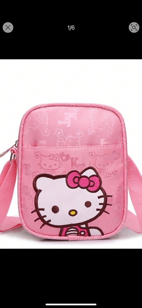 Hello Kitty Sanrio Adjustable Crossbody Bag for Girls & Women