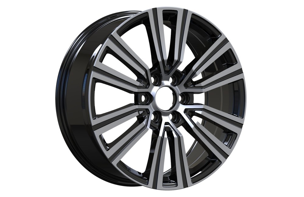 Tacoma Sequoia 22 x 8.5 TRD Aluminum Rim Black Machine Face 4pcs.