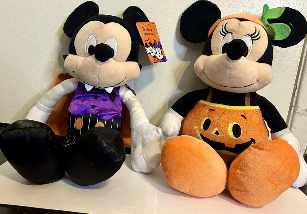 Just Play Disney Mickey & Minnie Mouse Halloween Plush