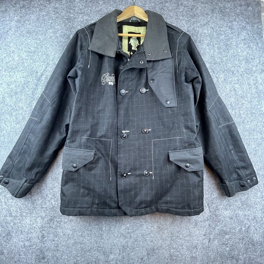 Burton Ronin Player Jacket Medium Dice Ski Snowboard Down La Cosa Nostra Vented