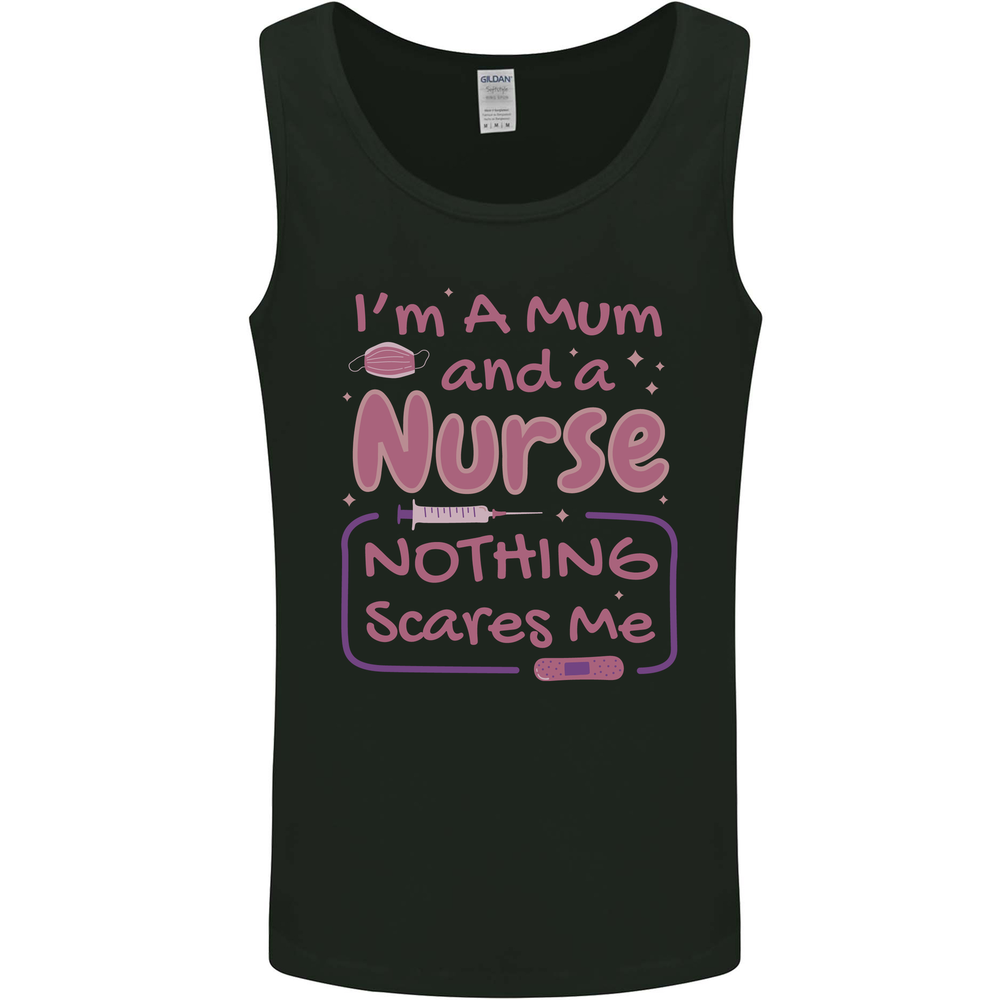 Mum and a Nurse Funny Mothers Day Gift Mens Vest Tank Top