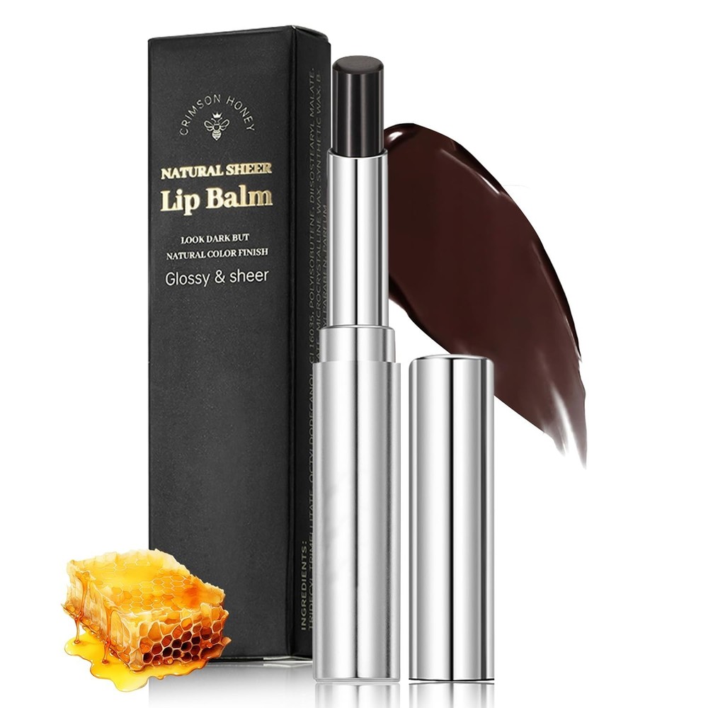 Noir Honey Lipstick, Moisturizing Lip Color, Nourishing Lip Balm, Honey Noir Lip