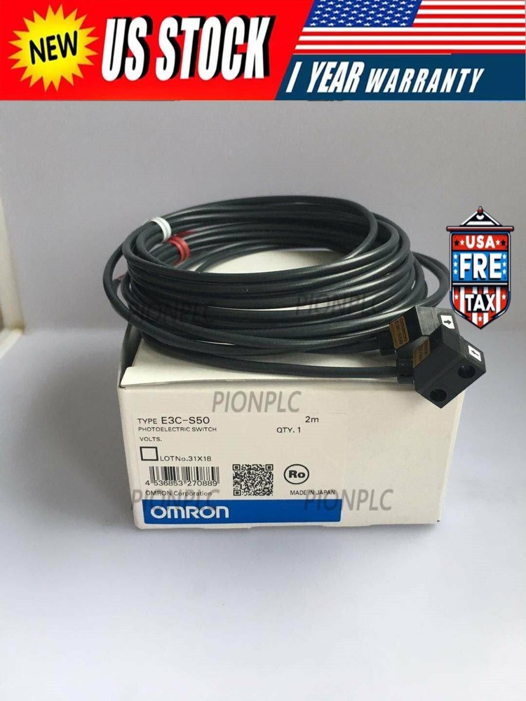 NEW IN BOX Omron Photoelectric Switch E3C-S50 E3CS50 FREE SHIPPING