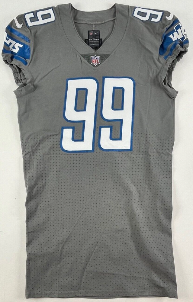 2018 Detroit Lions Romeo Okwara Game Worn NFL Football Jersey