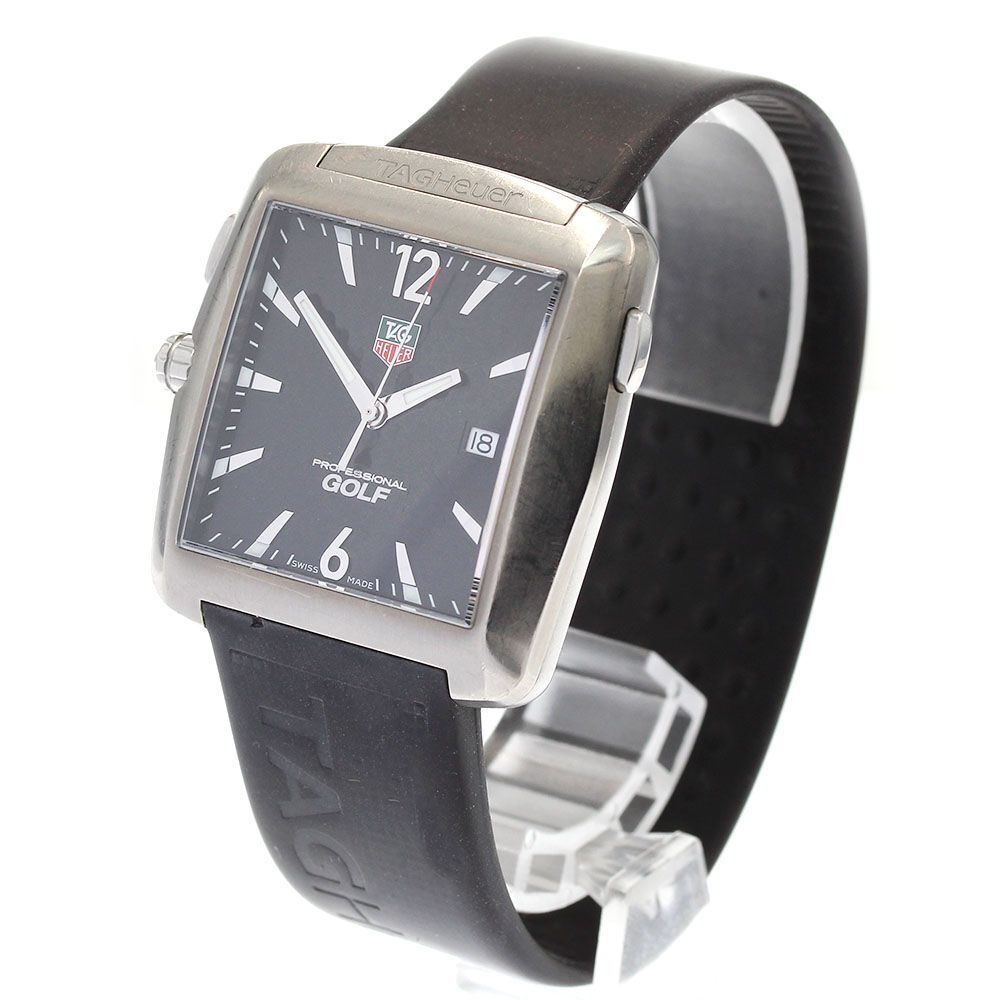 TAG Heuer WAE1111-0 Men's Black Dial Quartz Golf Sports Watch  