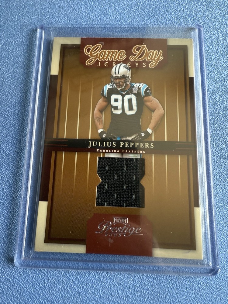 Julius Peppers Game-Worn Jersey Card for Ultimate Game Day Collectors