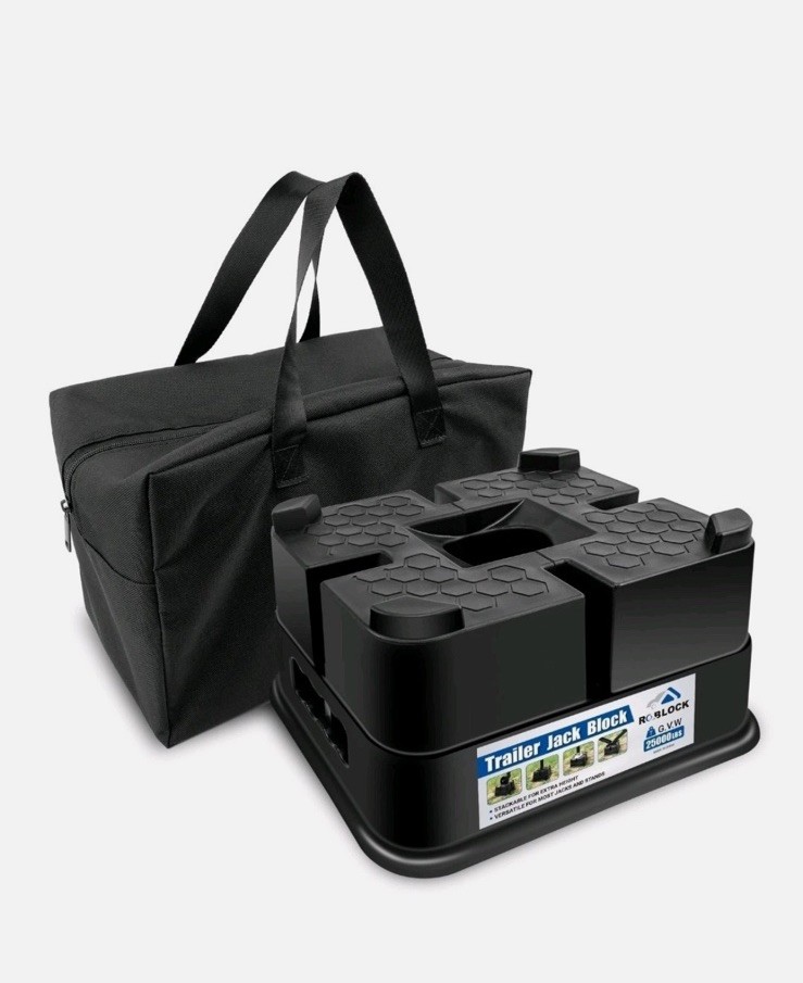 ROBLOCK Trailer Jack Block, 1 PC RV Camper Stabilizer Blocks