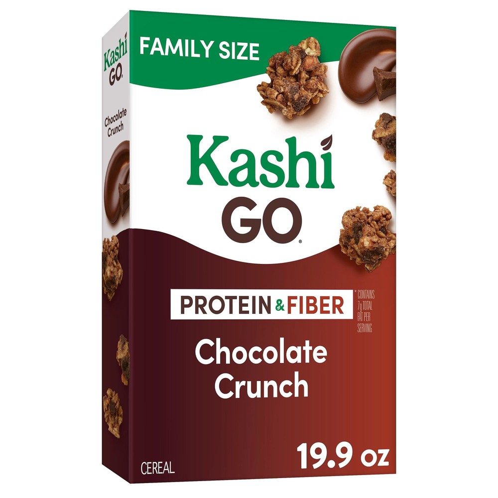 Kashi GO Breakfast Cereal, Vegan Protein, Fiber Cereal, 19.9oz
