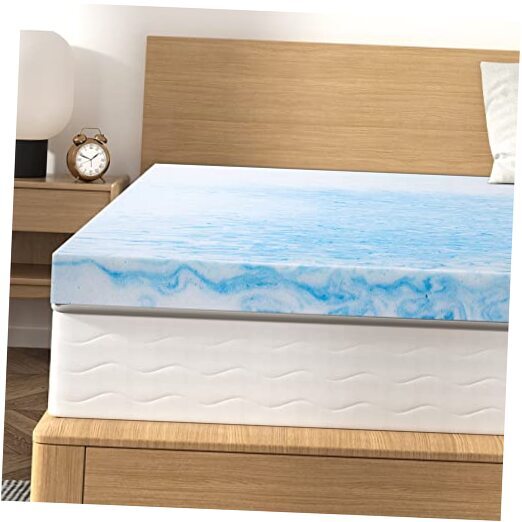 3 Inch Memory Foam Mattress Topper Size, Gel Infused Queen 3'' Memory Foam
