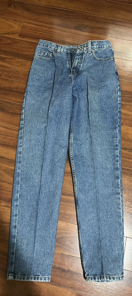 Members Mark Jeans Size 4 Length 32 Unisex Style  Starched Ready Wear Vintage-image