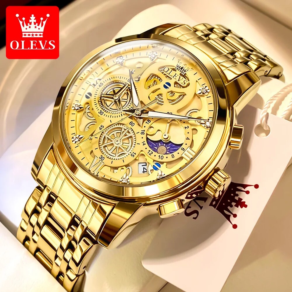 Top Brand Luxury Men's Waterproof Quartz Watch Original Design  