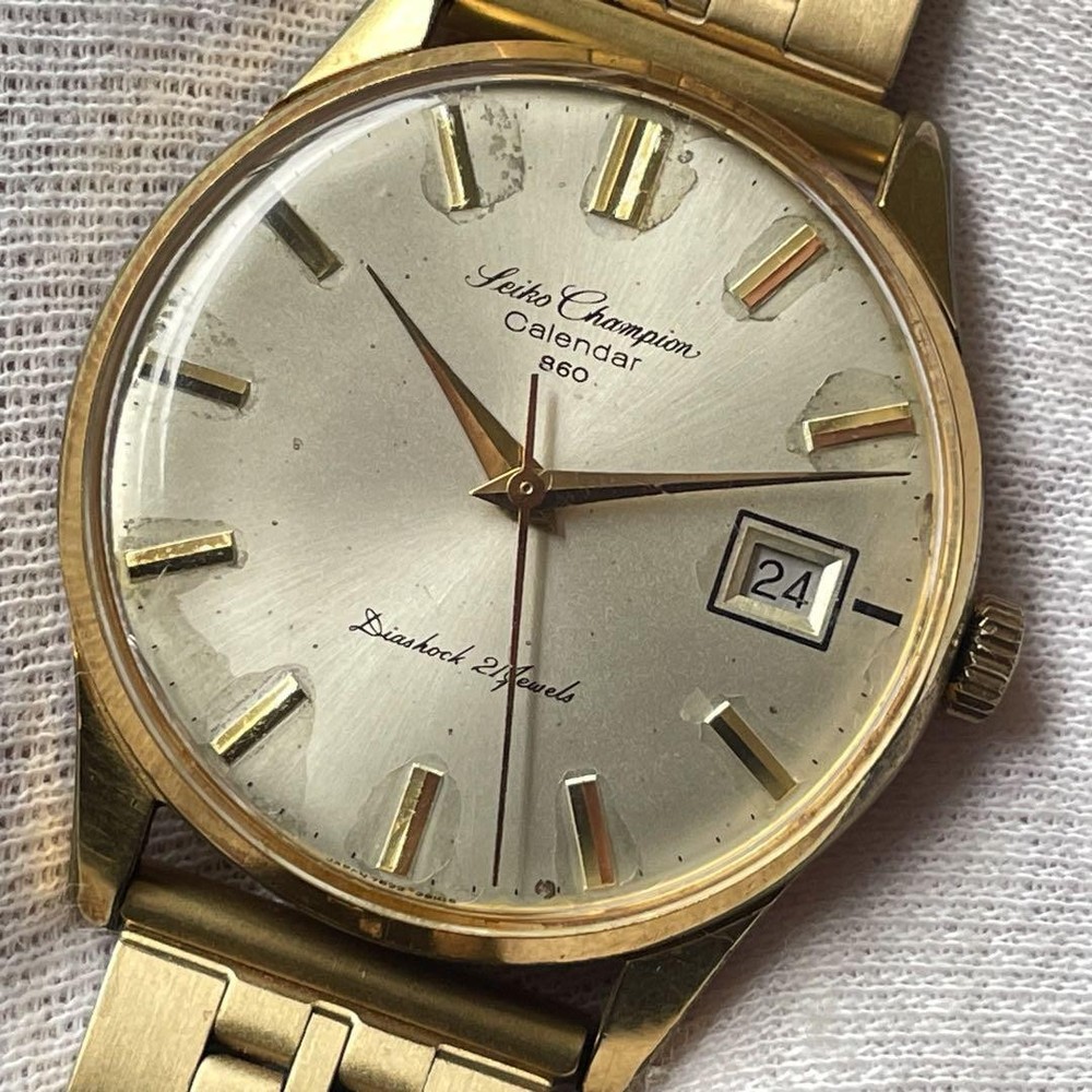 Seiko Champion 21 Jewels Hand-Wound Mechanical Watch