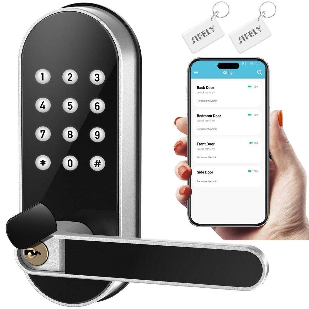 Smart Digital Keyless Entry Door Lock with Code Keypad