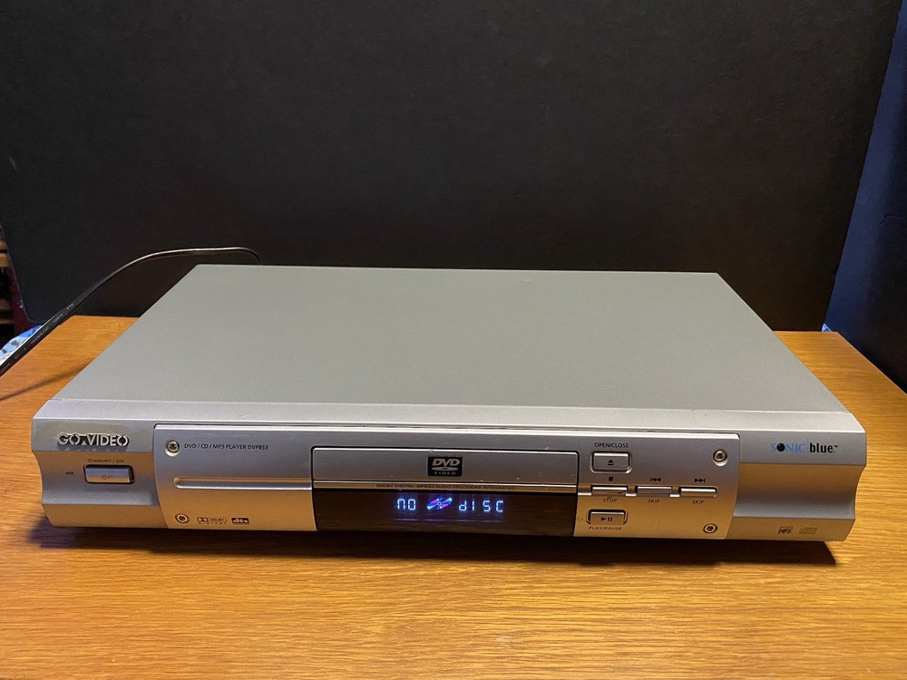 go video sonic blue dvd player DVP855