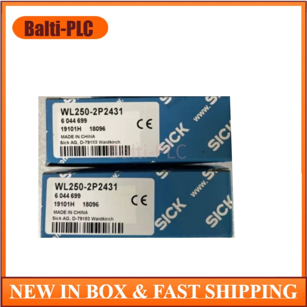 New SICK WL2502P2431 WL250-2P2431 6044699 Photoelectric Sensor Switch Replace