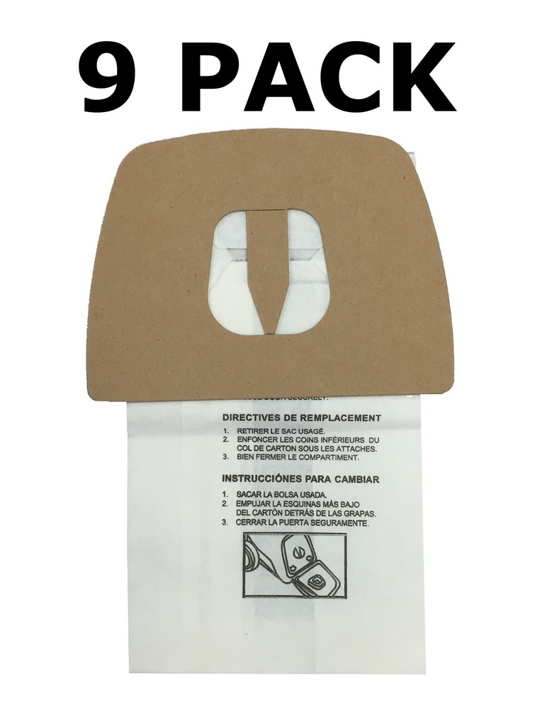 9 Bags for Dirt Devil Canister Vacuum Type F