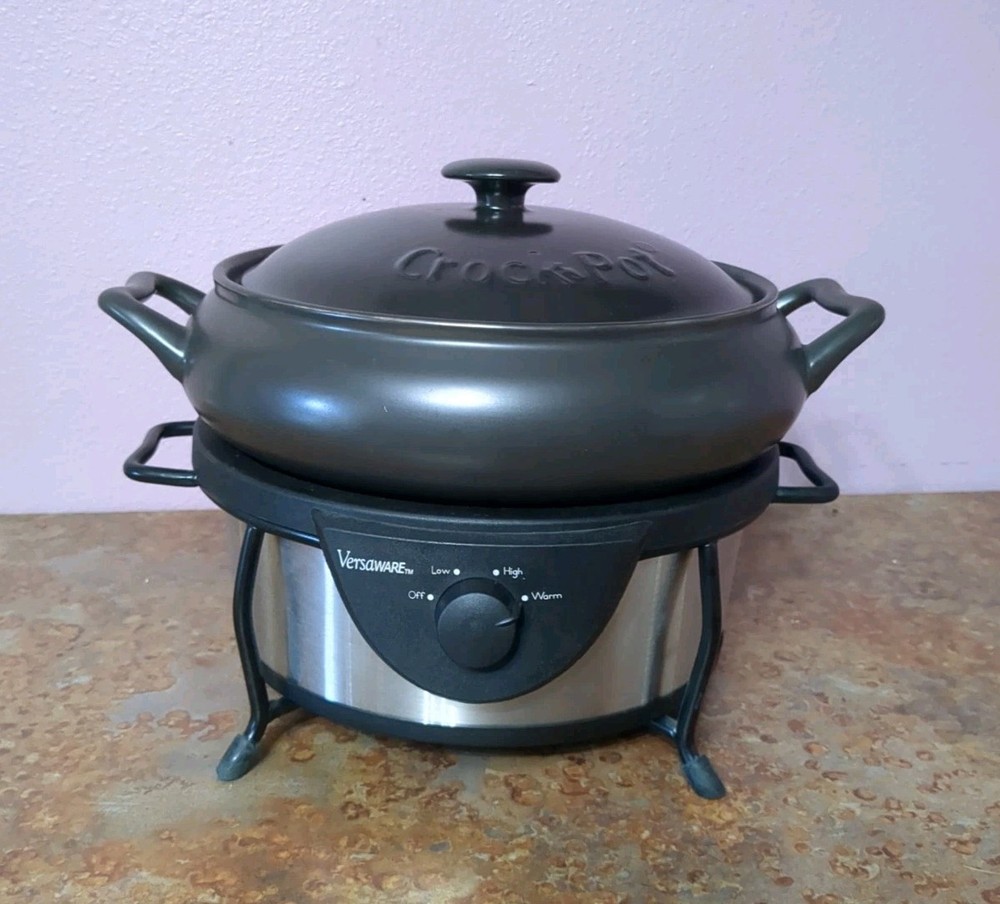 Rival Crock Pot SC7500 5-Quart VersaWare Slow Cooker with Stoneware Insert  