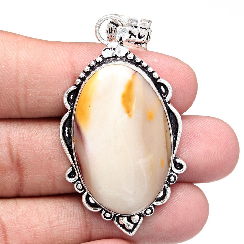 Wild Horse Jasper Pendant Handmade Silver Jewelry for Mother's Day 2.25
