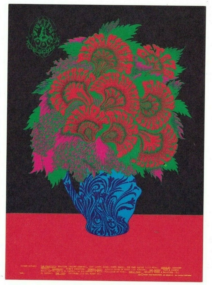 BLUE CHEER LEE MICHAELS 1967 AVALON BALLROOM FAMILY DOG POSTCARD FD-86 N/M B-15