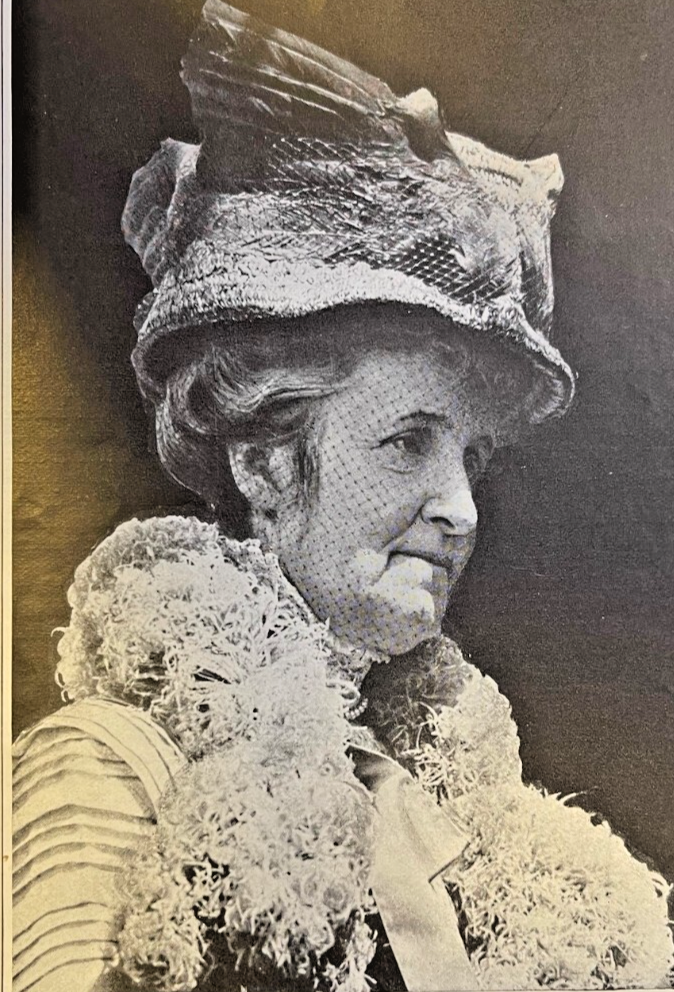 1910 Vintage Magazine Illustration Mrs. Edward H. Harriman